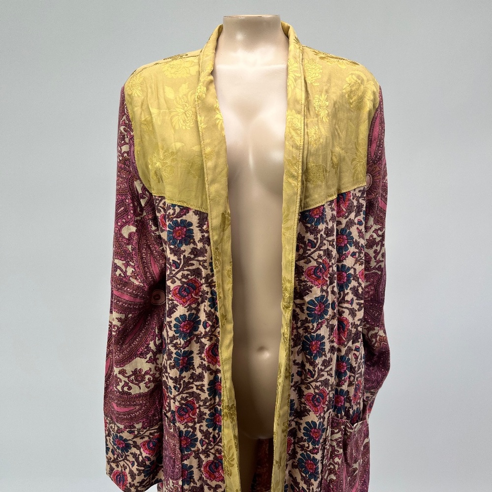Free People Floral Patchwork Jacket